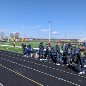 kids on a track