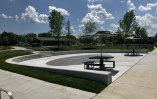 empty splash pad
